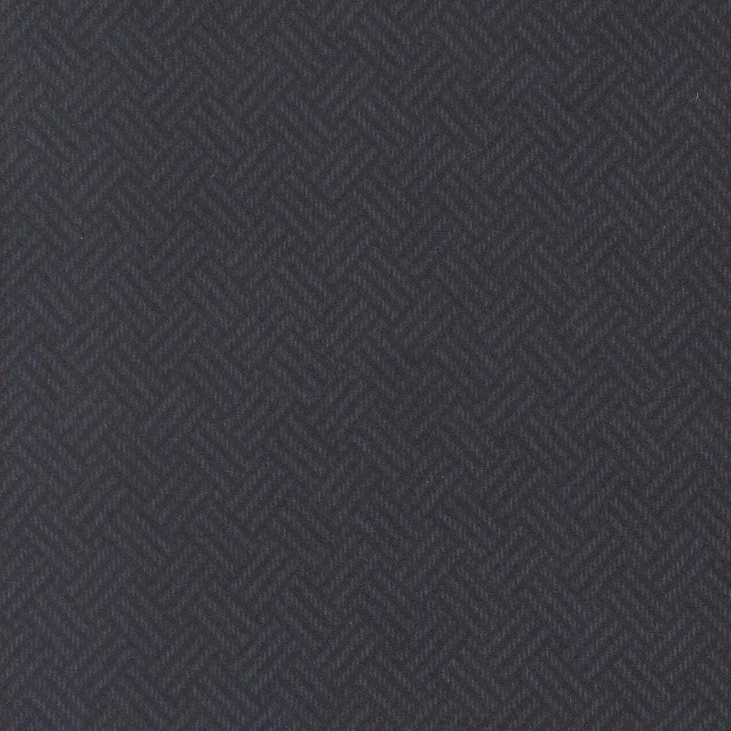 Prairie Gather Flan Navy Basket Weave Blenders by Primitive Gatherings for Moda Fabrics - 49312 18F