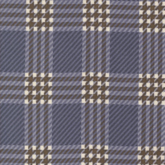 Prairie Gather Flan Indigo Window Pane Plaid Checks and Plaids by Primitive Gatherings for Moda Fabrics - 49313 16F
