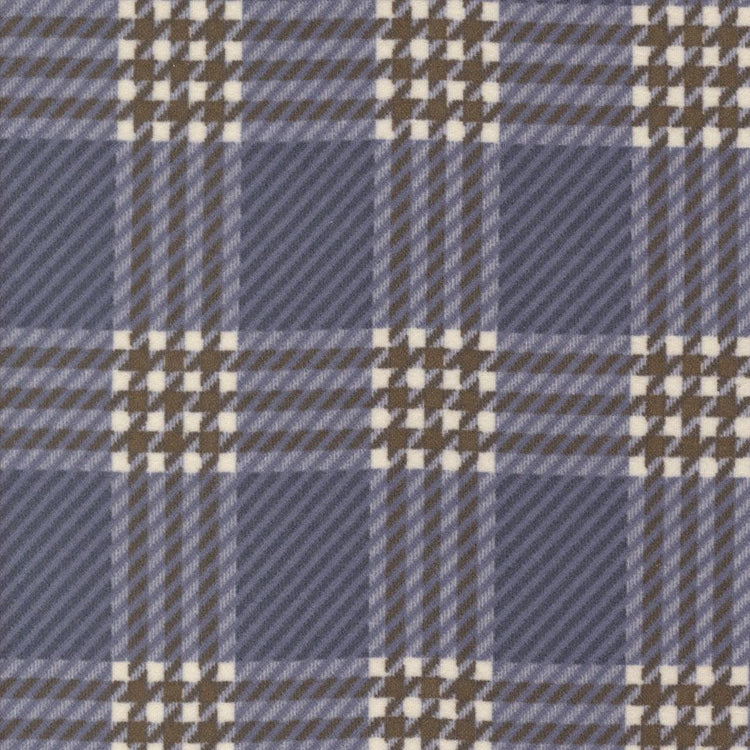 Prairie Gather Flan Indigo Window Pane Plaid Checks and Plaids by Primitive Gatherings for Moda Fabrics - 49313 16F