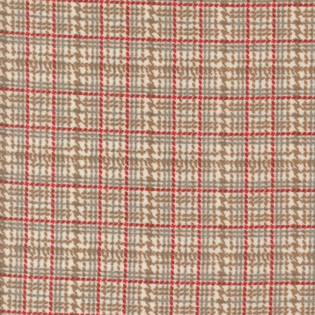 Prairie Gather Flan Porcelain Mini Plaid Checka and Plaids by Primitive Gatherings for Moda Fabrics - 49314 11F