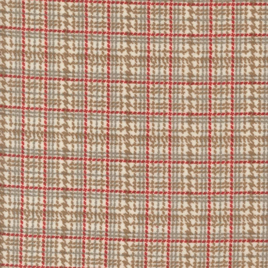 Prairie Gather Flan Porcelain Mini Plaid Checka and Plaids by Primitive Gatherings for Moda Fabrics - 49314 11F