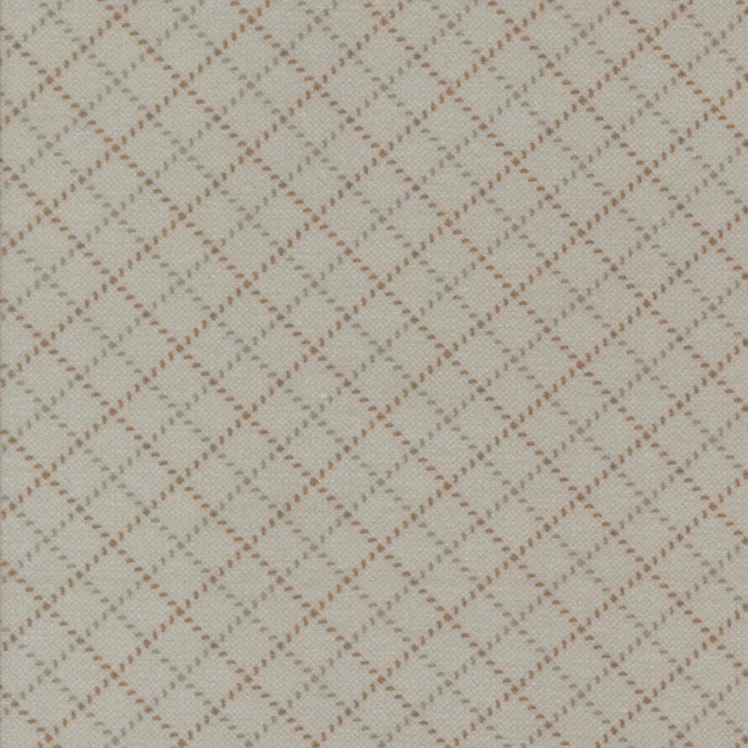 Prairie Gather Flan Feather Stitched Grid Blenders Lattice by Primitive Gatherings for Moda Fabrics - 49315 12F
