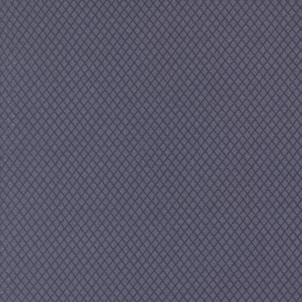 Prairie Gather Flan Indigo Wire Mesh Blenders Lattice by Primitive Gatherings for Moda Fabrics - 49316 16F