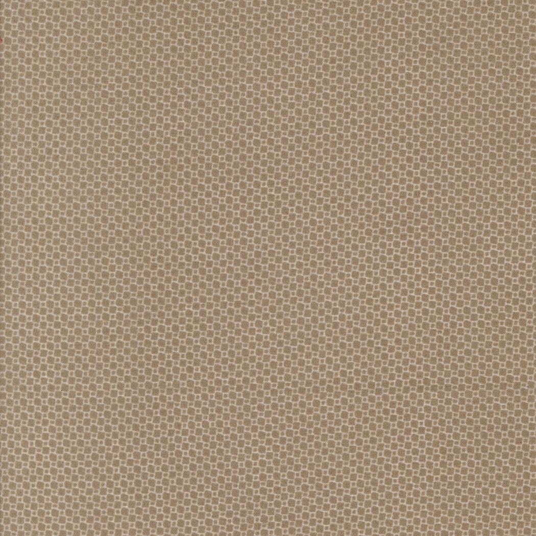 Prairie Gather Flan Teak Box Print Blenders by Primitive Gatherings for Moda Fabrics - 49317 14F