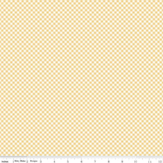 Baby Girl Gingham Yellow by Lori Whitlock for Riley Blake Designs - C16775-YELLOW