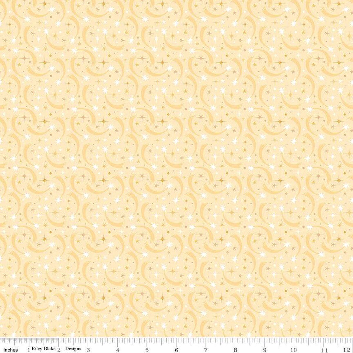 Baby Girl Shooting Stars Yellow by Lori Whitlock for Riley Blake Designs - C16772-YELLOW