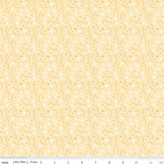 Baby Girl Shooting Stars Yellow by Lori Whitlock for Riley Blake Designs - C16772-YELLOW