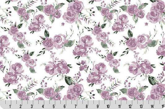 Quilting Cuddle Garden Bouquet Snow by Shannon Fabrics