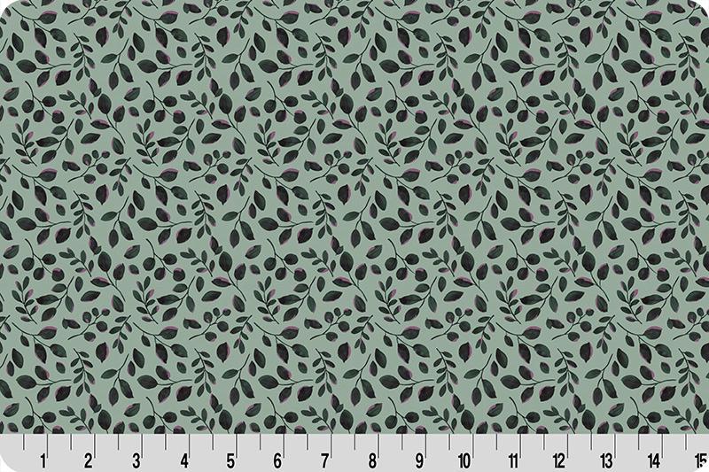 Quilting Cuddle Garden Leaves Green by Shannon Fabrics