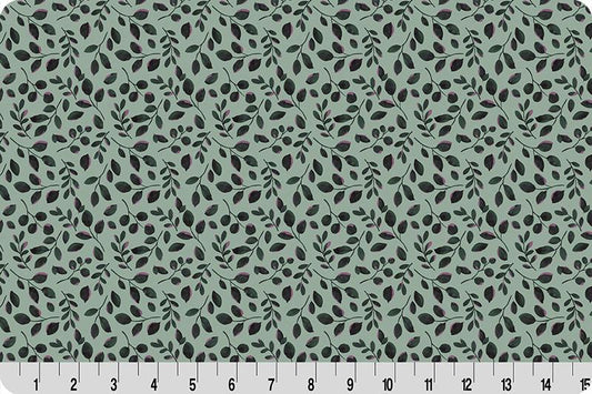 Quilting Cuddle Garden Leaves Green by Shannon Fabrics