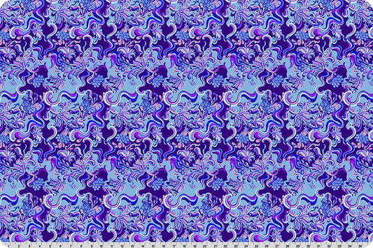 Quilting Cuddle Wanderlust Paisley Blue by Shannon Fabrics