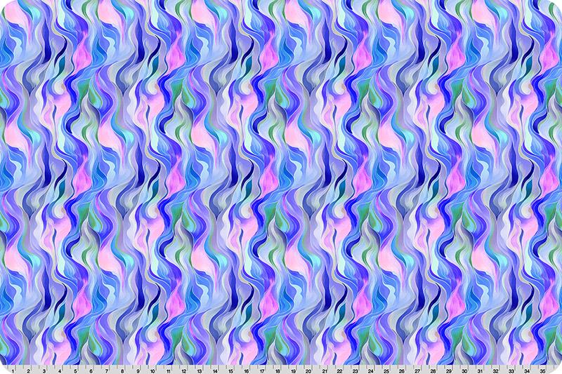 Quilting Cuddle Wanderlust Rainbow Blue by Shannon Fabrics