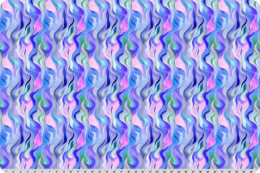 Quilting Cuddle Wanderlust Rainbow Blue by Shannon Fabrics