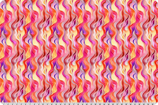 Quilting Cuddle Wanderlust Rainbow Pink by Shannon Fabrics