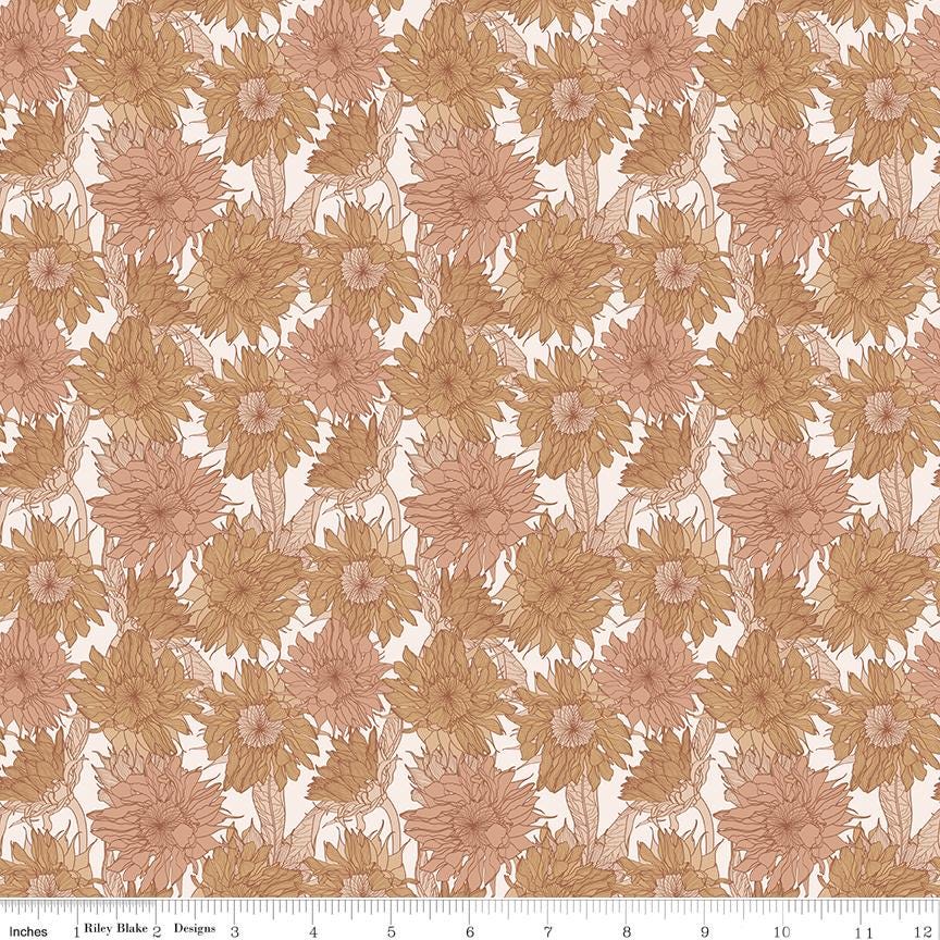 Evening on the Prairie Sunflower Sienna by Modern Prairie for Riley Blake Designs - C16741-SIENNA