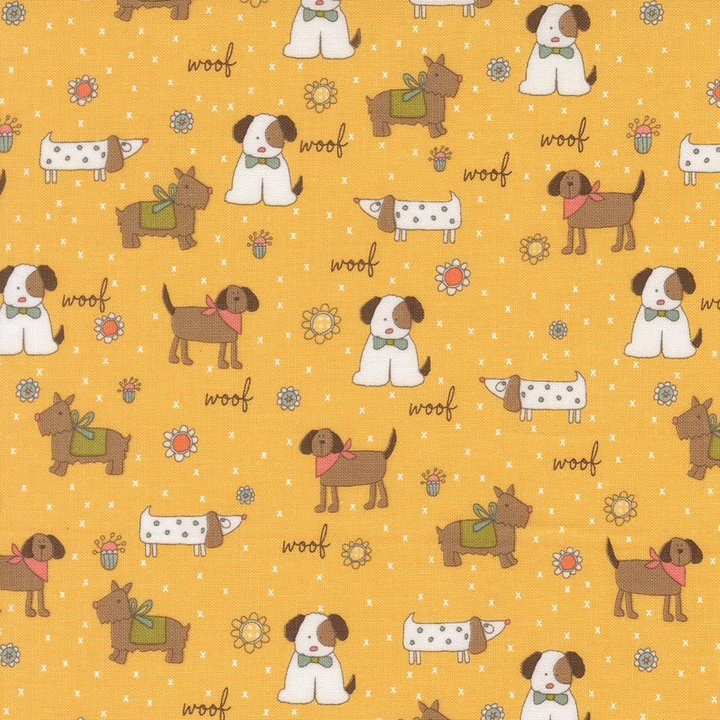 Lucky Puppy Parade Novelty Dogs Parade Sun by Sweetwater for Moda Fabrics - 55700 14