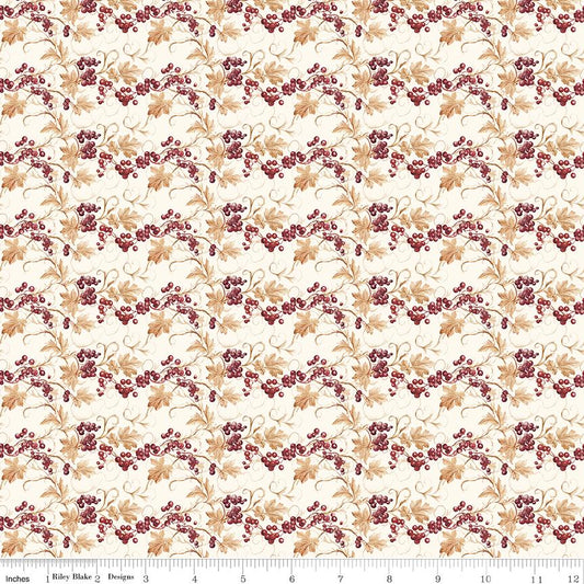 Evening on the Prairie Prairie Berries Cream by Modern Prairie for Riley Blake Designs - C16742-CREAM