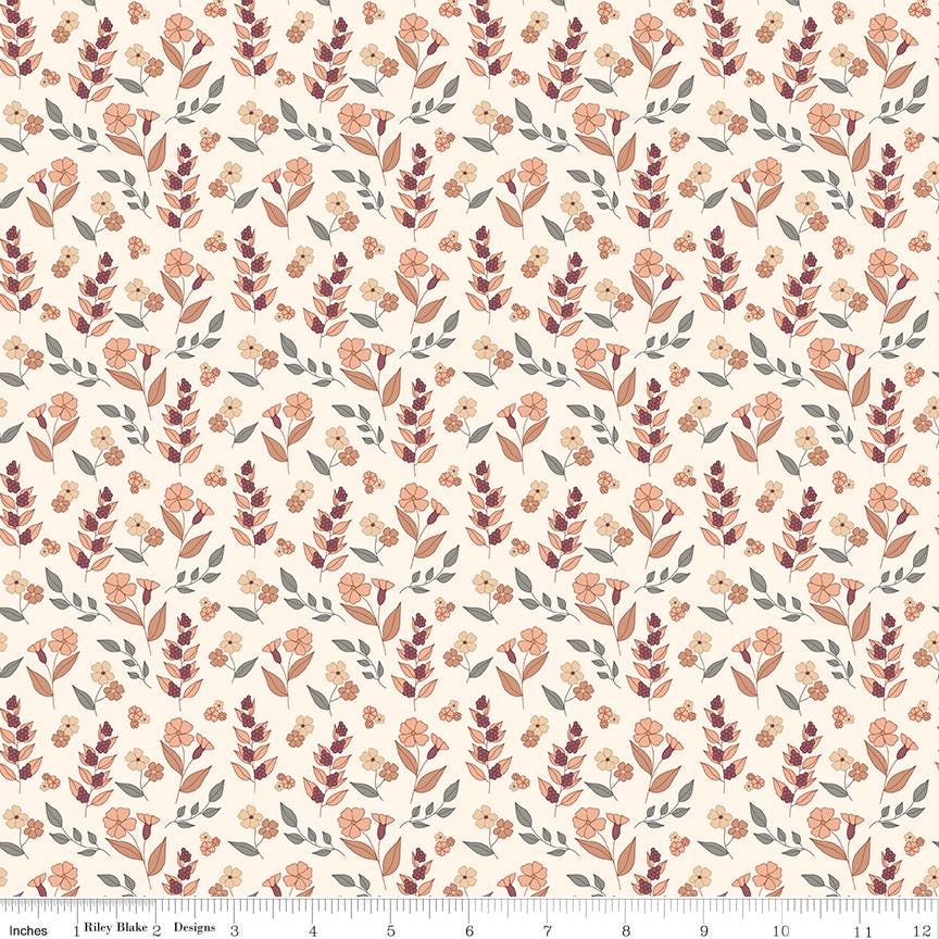 Evening on the Prairie Autumn Floral Cream by Modern Prairie for Riley Blake Designs - C16746-CREAM