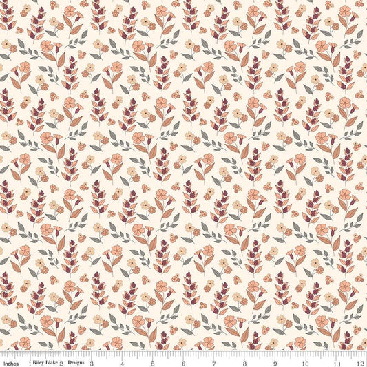 Evening on the Prairie Autumn Floral Cream by Modern Prairie for Riley Blake Designs - C16746-CREAM