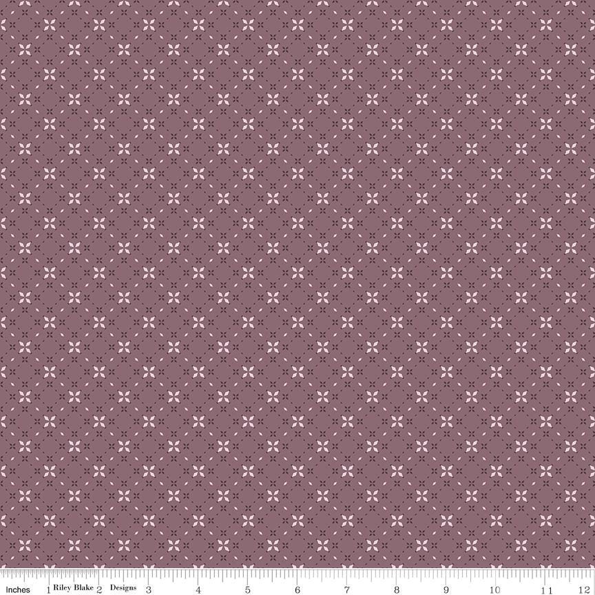 Evening on the Prairie Geo Floral Grape by Modern Prairie for Riley Blake Designs - C16749-GRAPE