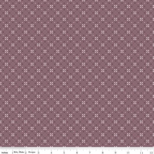 Evening on the Prairie Geo Floral Grape by Modern Prairie for Riley Blake Designs - C16749-GRAPE