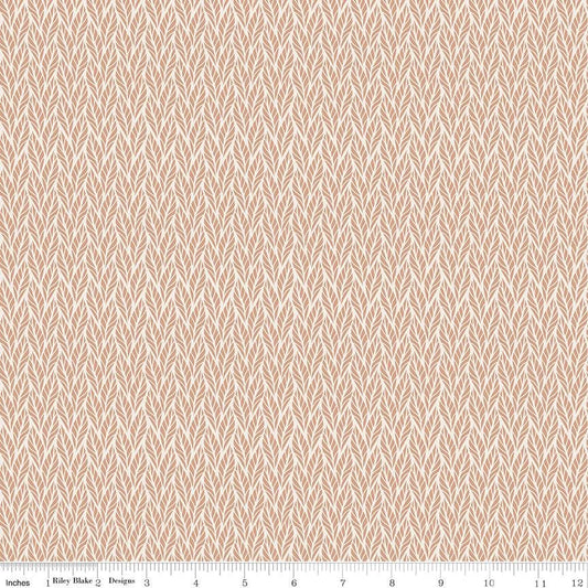 Evening on the Prairie Geo Leaves Beige by Modern Prairie for Riley Blake Designs - C16750-BEIGE