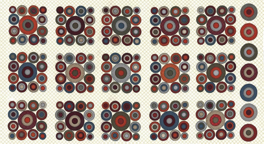 Prairie Gatherings Flannel Penny Blocks by Primitive Gatherings for Moda Fabrics - 49319 11F