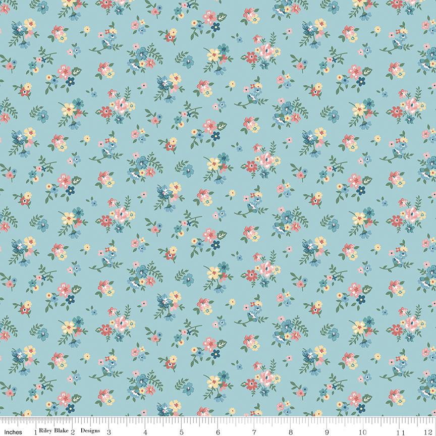 Mary Catherine Ditsy Floral Songbird by Amy Smart for Riley Blake Designs - C16703-SONGBIRD