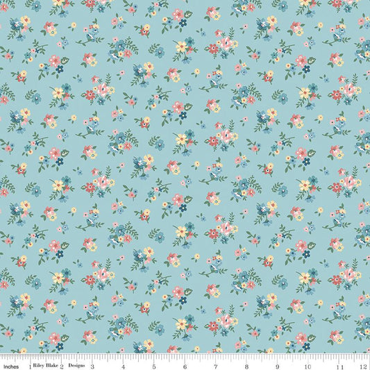 Mary Catherine Ditsy Floral Songbird by Amy Smart for Riley Blake Designs - C16703-SONGBIRD