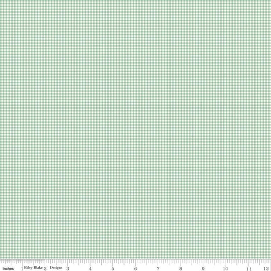 Mary Catherine Gingham Sage by Amy Smart for Riley Blake Designs - C16706-SAGE