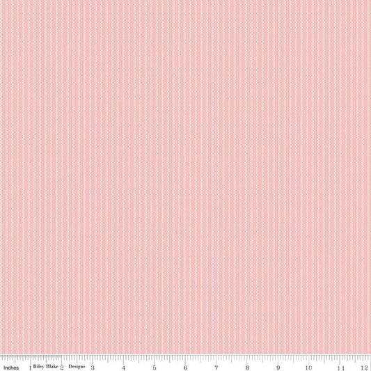 Mary Catherine Stripe Rose by Amy Smart for Riley Blake Designs - C16708-ROSE
