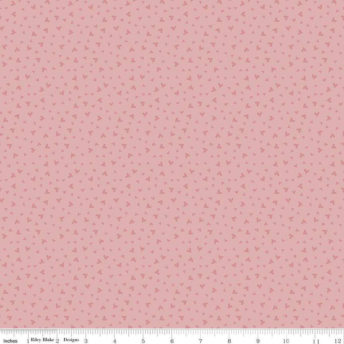 Baby Girl Hearts Rose by Lori Whitlock for Riley Blake Designs - C16776-ROSE