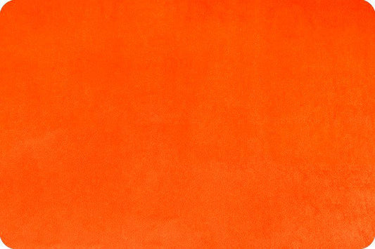 Quilting Cuddle Solid Mandarin by Shannon Fabrics