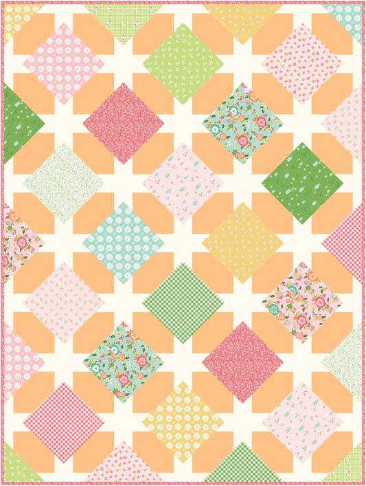 Rachel Quilt Kit with Sunshine and Fireflies fabric by Gracey Larson - quilt kit with pattern