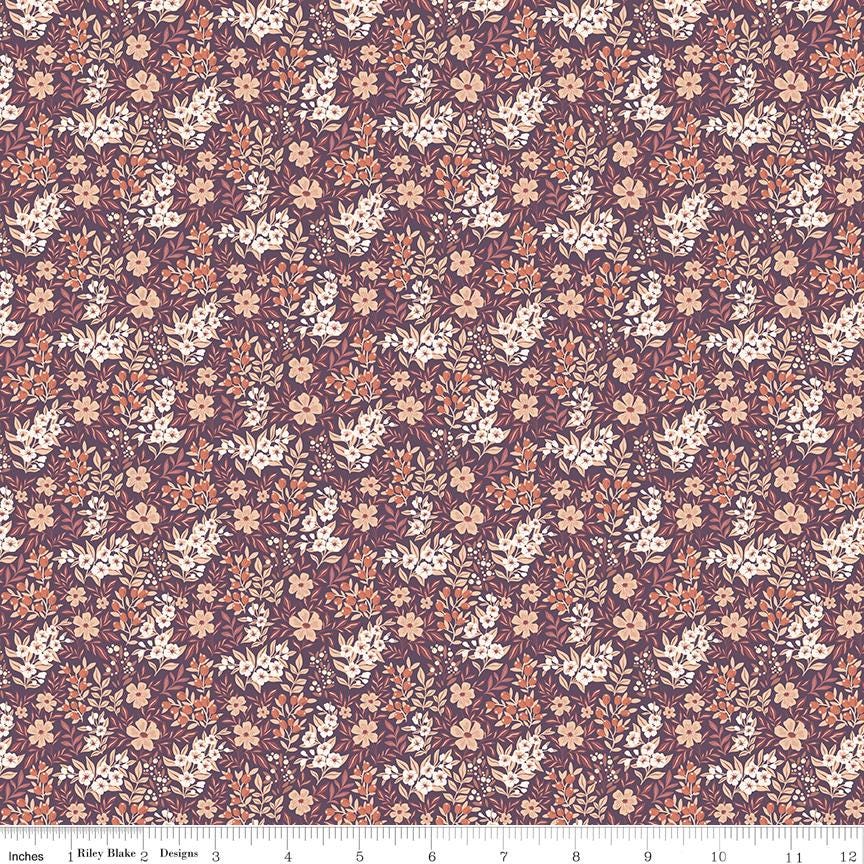 Evening on the Prairie Ditsy Floral Purple by Modern Prairie for Riley Blake Designs - C16747-PURPLE