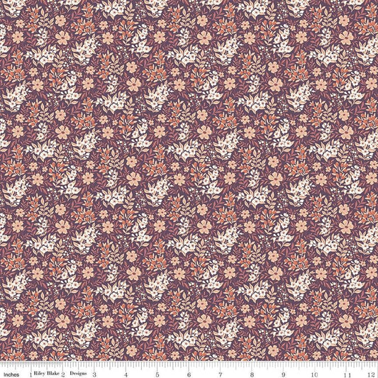 Evening on the Prairie Ditsy Floral Purple by Modern Prairie for Riley Blake Designs - C16747-PURPLE