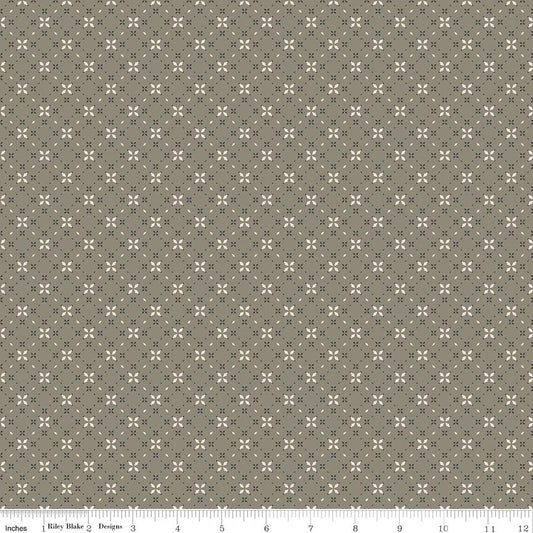 Evening on the Prairie Geo Floral Green by Modern Prairie for Riley Blake Designs - C16749-GREEN