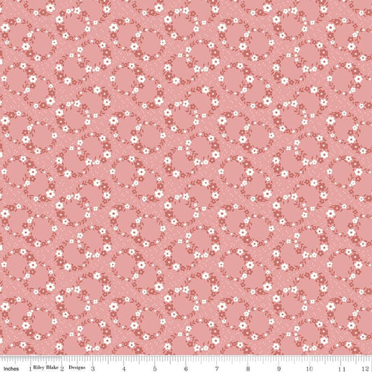 Mary Catherine Wreaths Mellow Rose by Amy Smart for Riley Blake Designs - C16701-MELLOWROSE