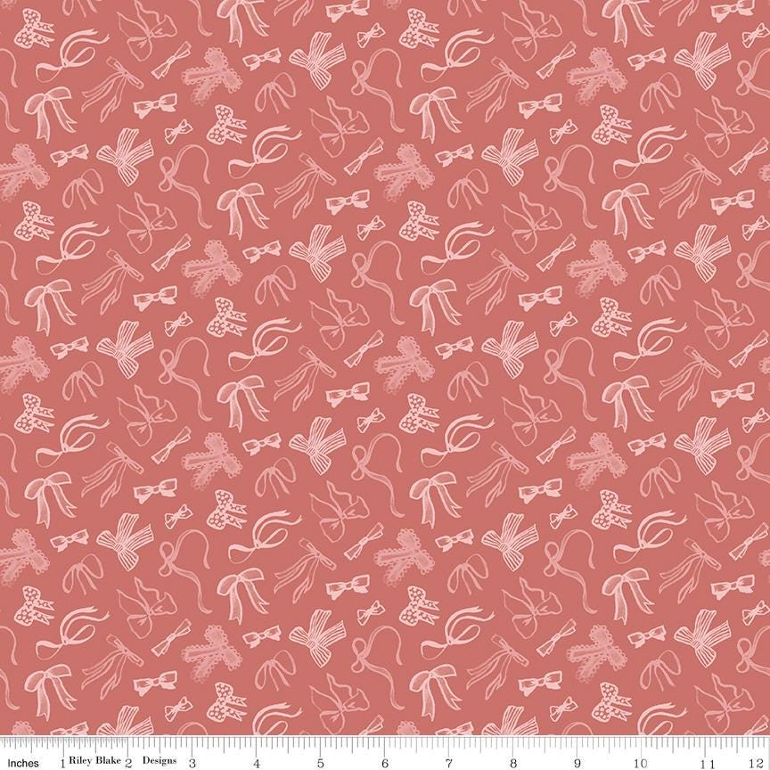 Mary Catherine Bows Faded Red by Amy Smart for Riley Blake Designs - C16702-FADEDRED