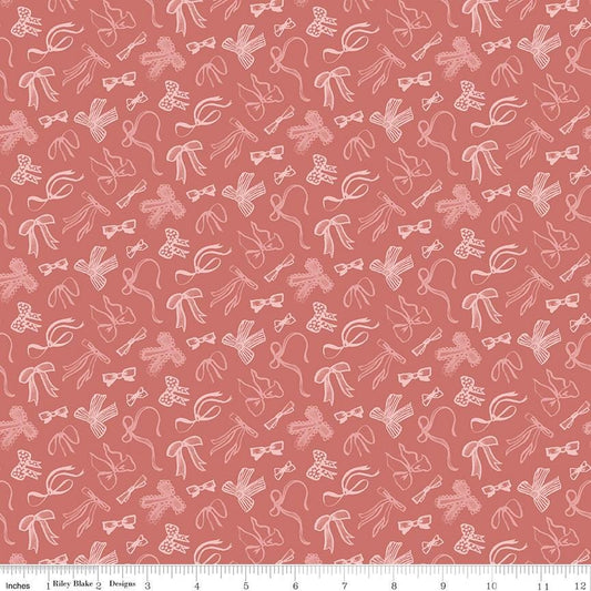 Mary Catherine Bows Faded Red by Amy Smart for Riley Blake Designs - C16702-FADEDRED