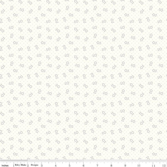 Mary Catherine Flower Dot Cloud by Amy Smart for Riley Blake Designs - C16705-CLOUD