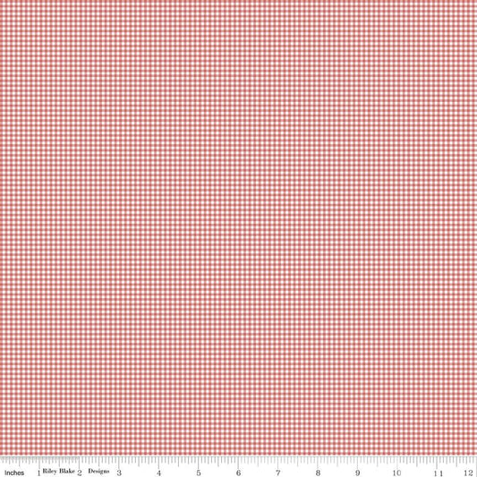 Mary Catherine Gingham Faded Red by Amy Smart for Riley Blake Designs - C16706-FADEDRED