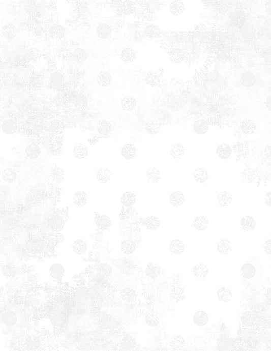Dry Brush Dots White on White by Danhui Nai for Wilmington Prints - 1077 89290 100
