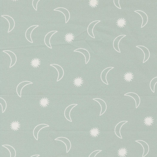 To The Moon And Back Grass Moon and Stars Blenders by Paper + Cloth for Moda Fabrics - 25904 15