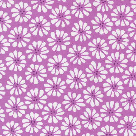 Pick Me Lazy Daisy Lilac Florals by Me and My Sister Designs for Moda Fabrics - 22491 19