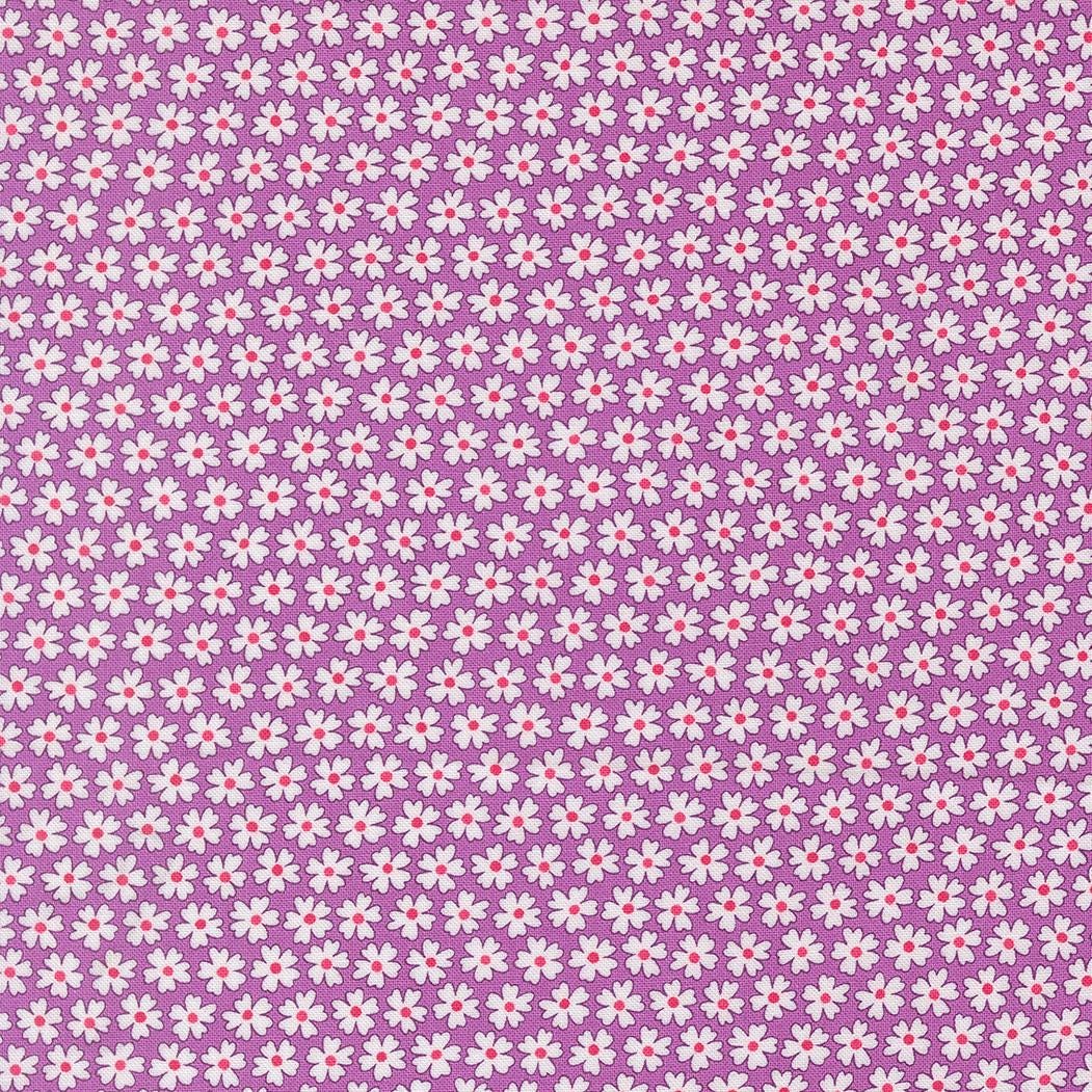 Pick Me Pocket of Posies Lilac Small Floral by Me and My Sister Designs for Moda Fabrics - 22492 19