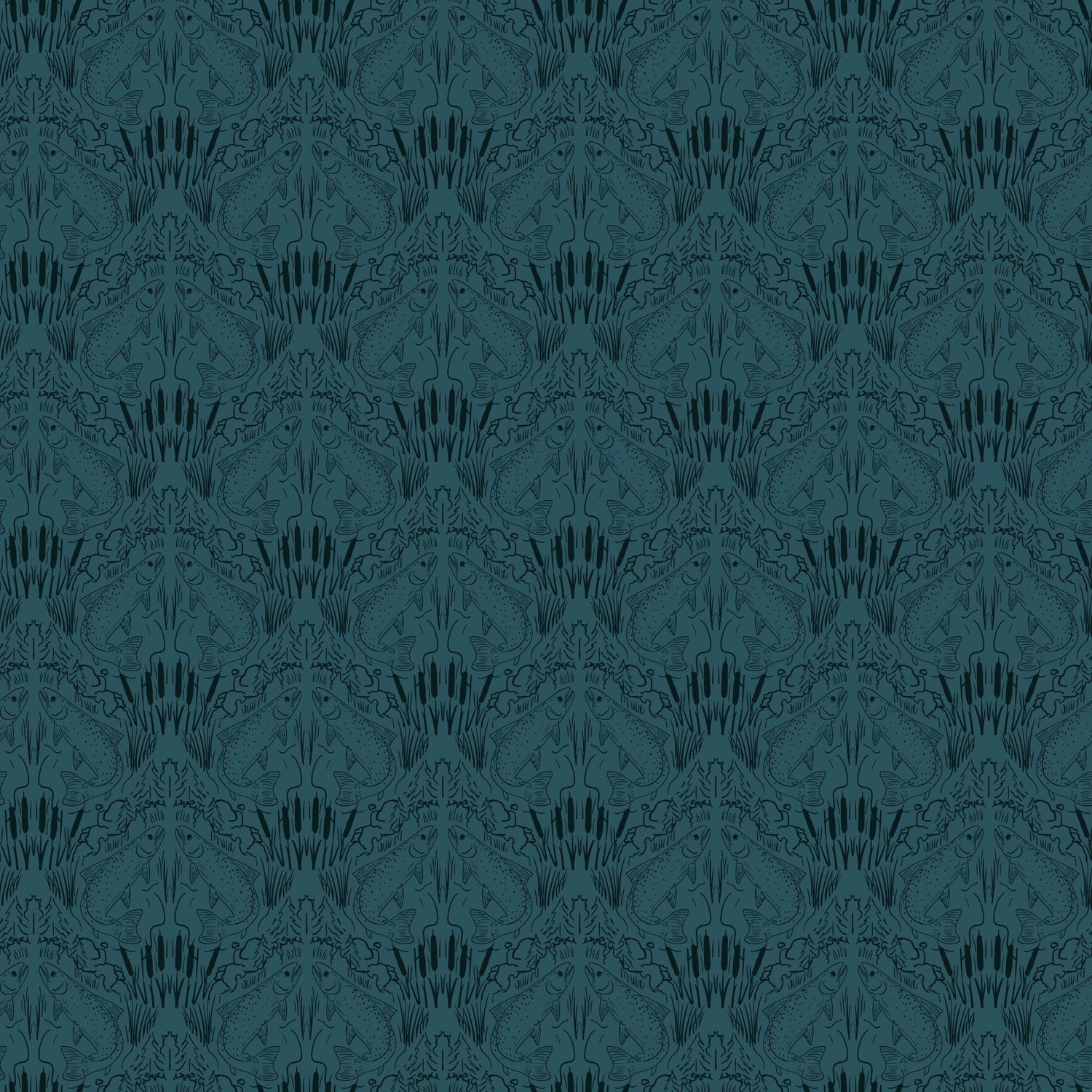 Let's Wander First Catch Blue by Casey Cometti for Riley Blake Designs - C16882-BLUE