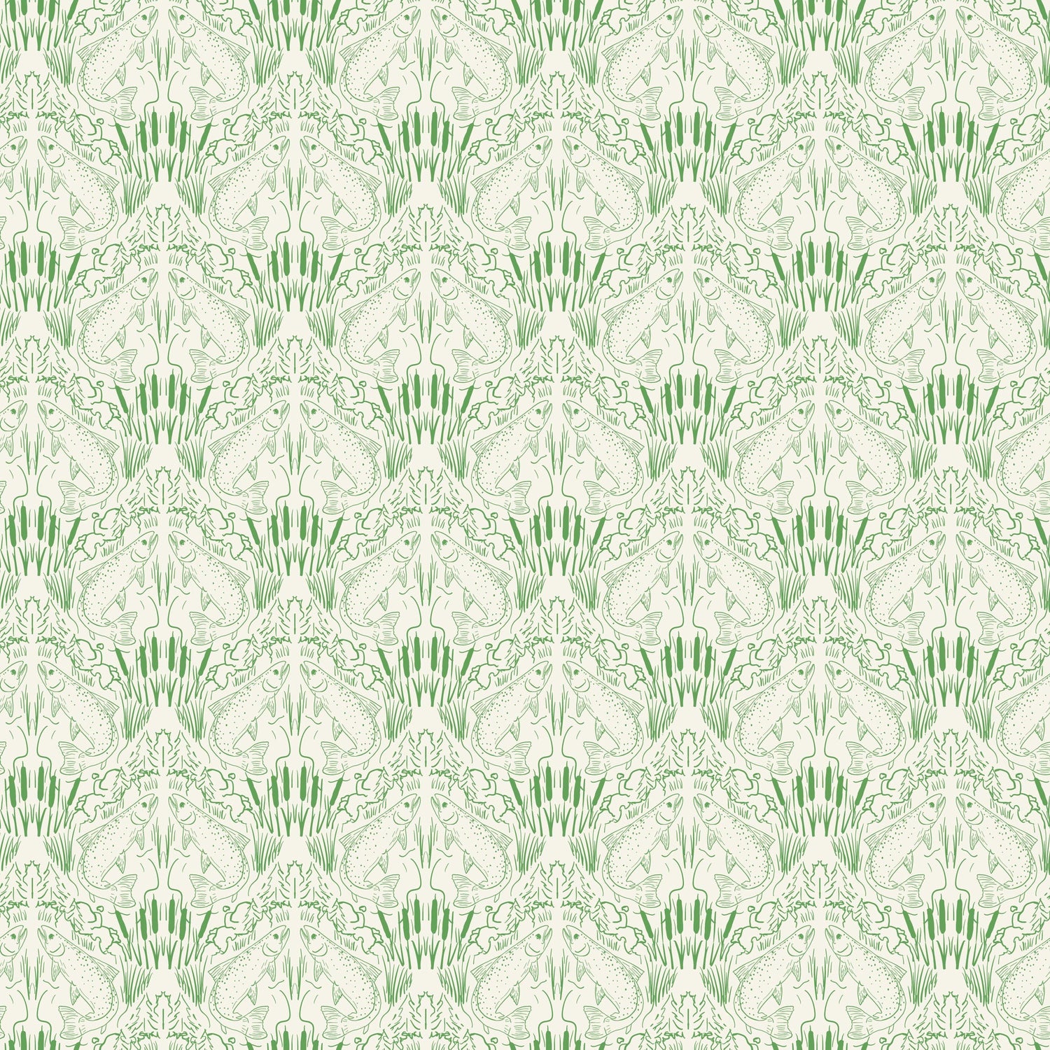 Let's Wander First Catch Cream by Casey Cometti for Riley Blake Designs - C16882-CREAM