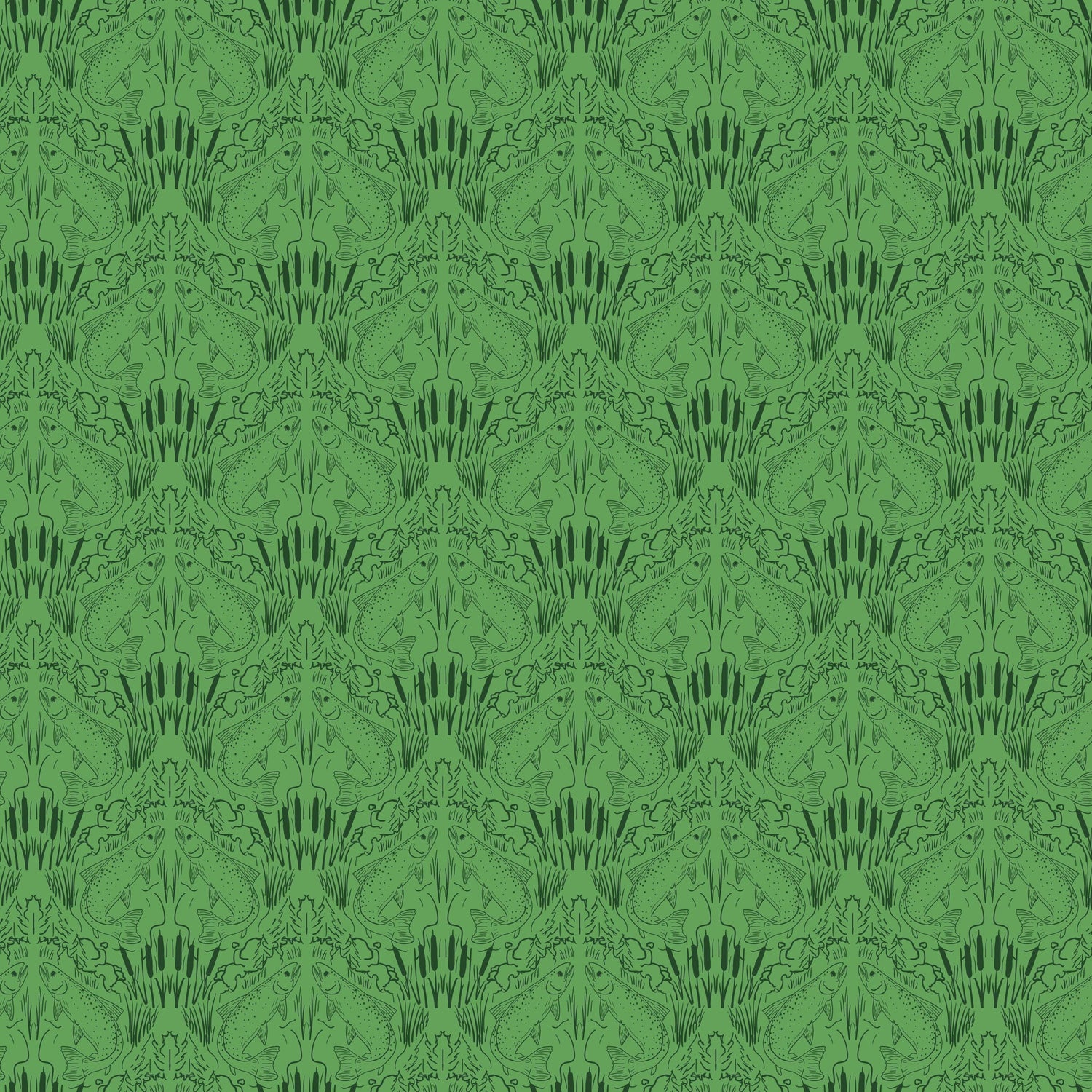 Let's Wander First Catch Sage by Casey Cometti for Riley Blake Designs - C16882-SAGE