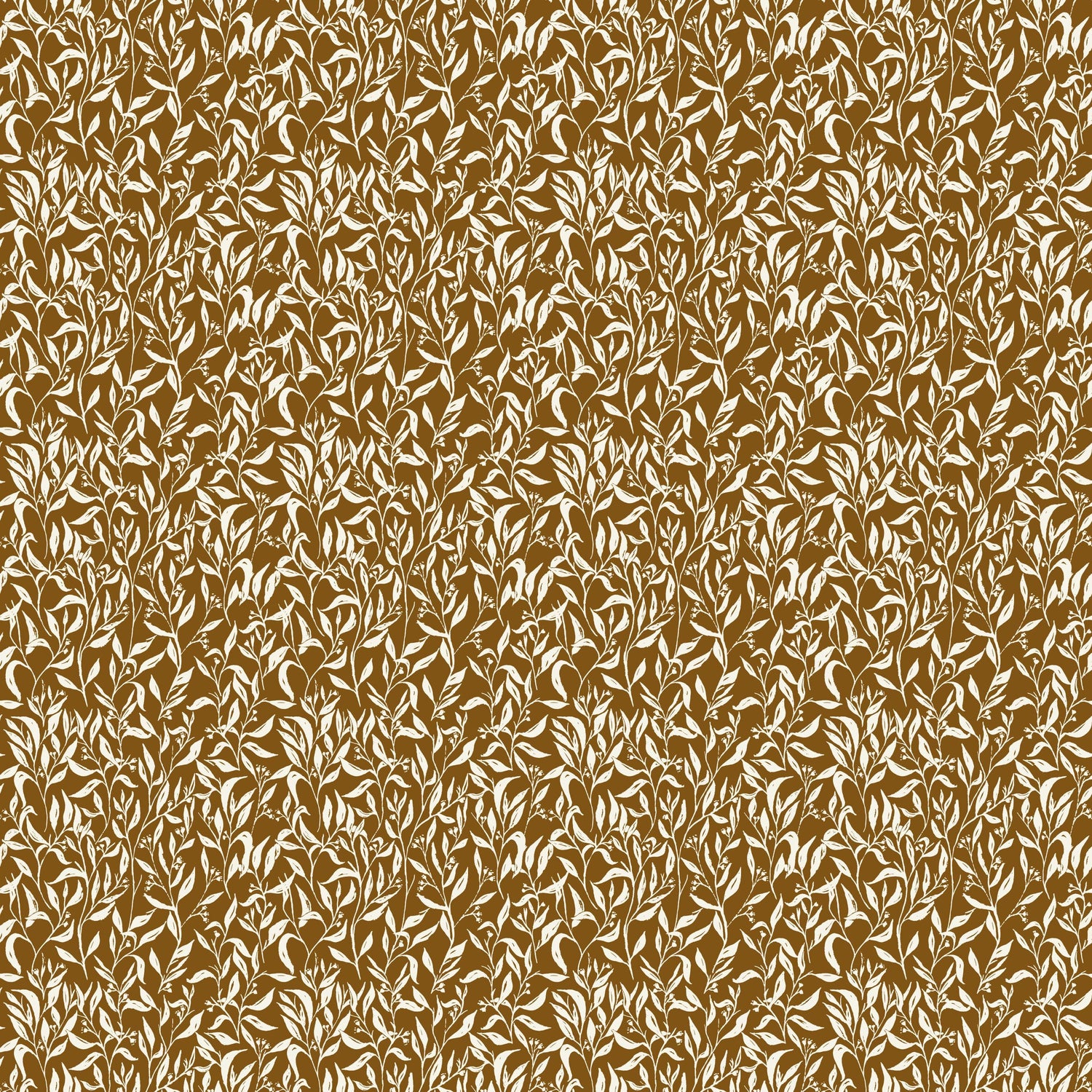 Let's Wander Leaflets Brown by Casey Cometti for Riley Blake Designs - C16884-BROWN